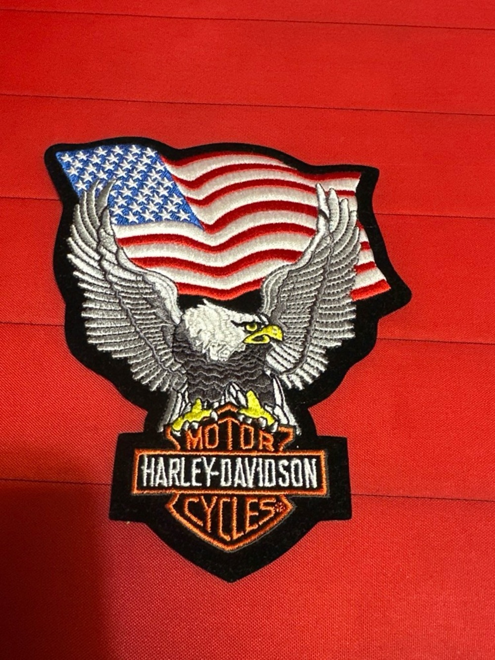 Harley Davidson embroidered patch